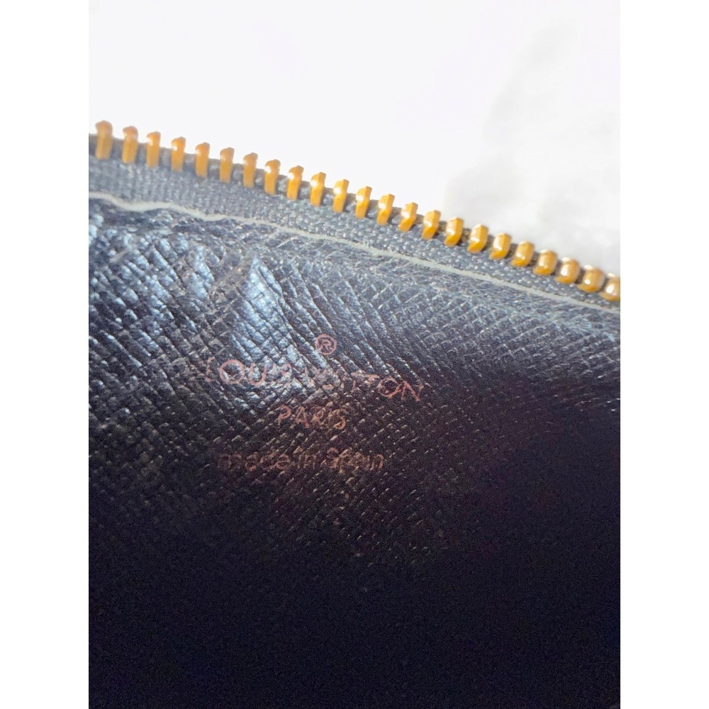Louis Vuitton Cles Key Pouch Black Epi Leather Zip Wallet - Picture 7 of 12